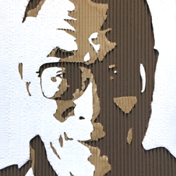 Dalai Lama 2017
acrylic, cardboard, wood, framed
60x40 cm